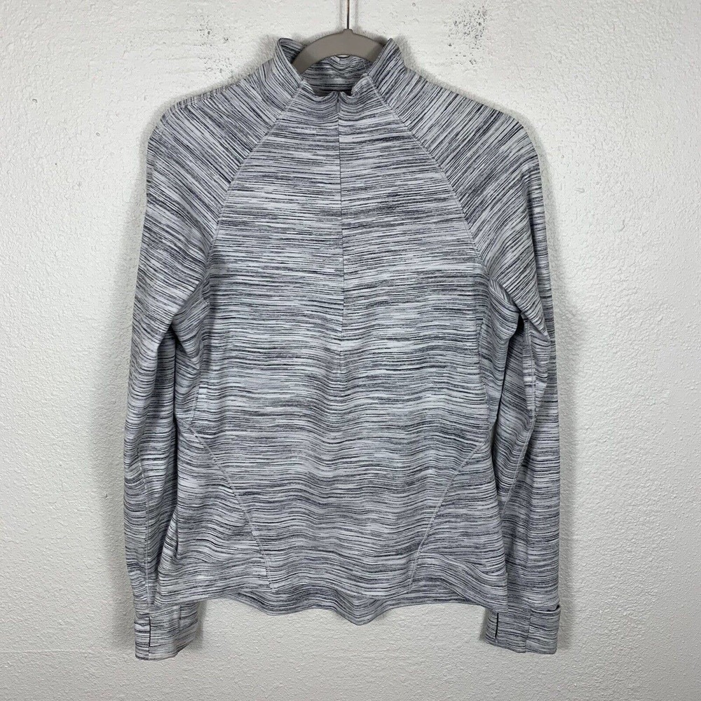 lululemon athletica Gray Space-Dye Quarter-Zip Pullover